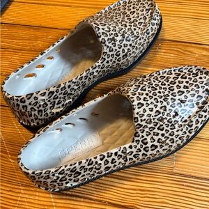 Sperry Brown and Black Loafers Classic Flats